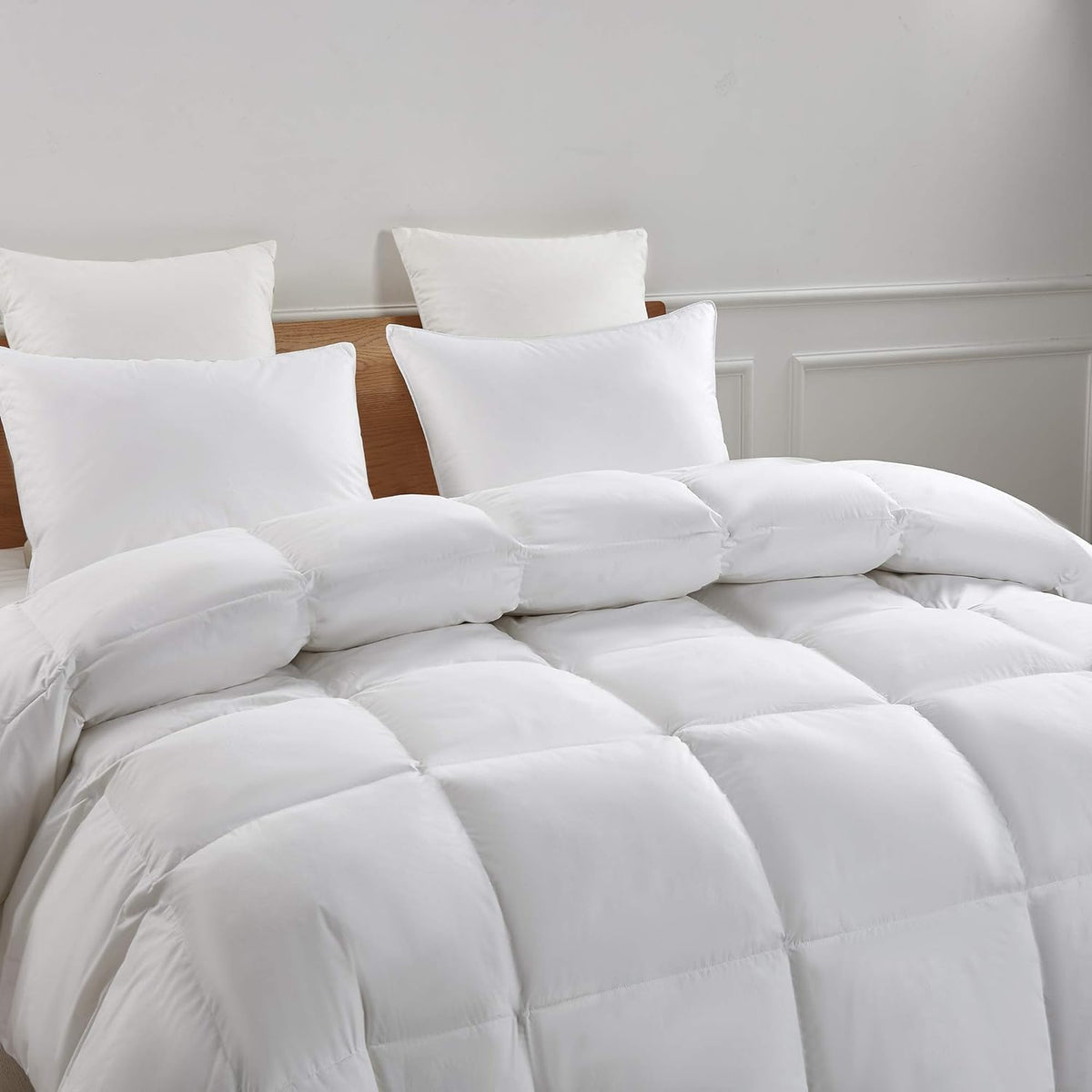 Goose Feather Down Fiber Cotton Comforter
