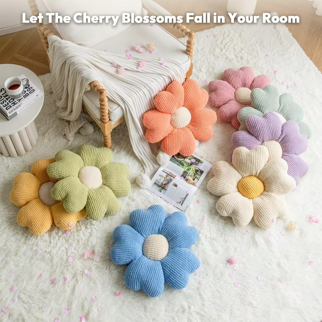Flower Throw Pillow