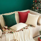 Boho Striped Tufted Throw Pillow Covers