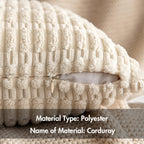 Boho Striped Tufted Throw Pillow Covers