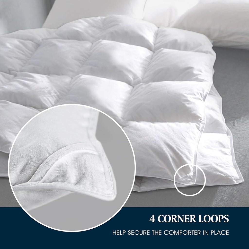 Goose Feather Down Fiber Cotton Comforter