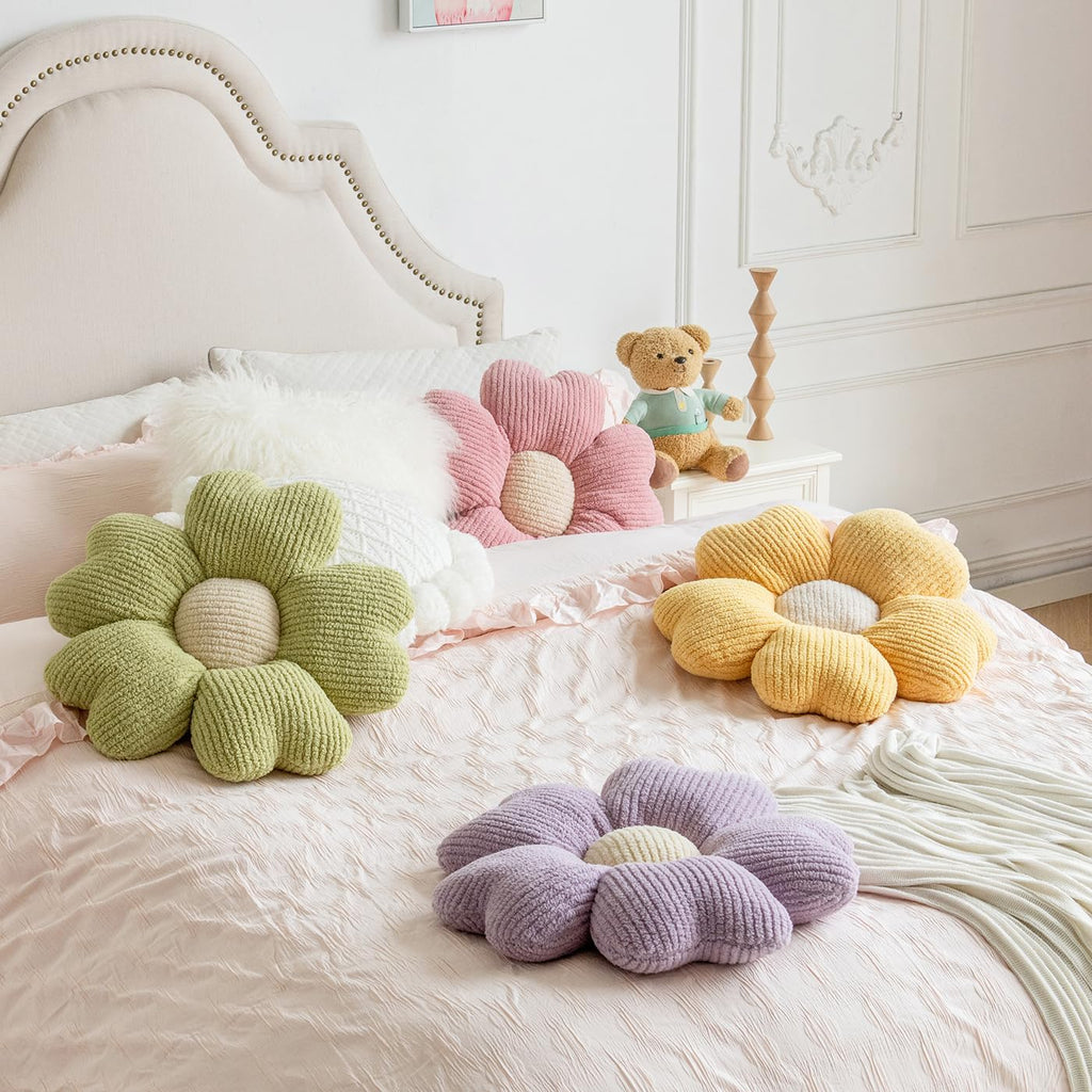 Flower Throw Pillow